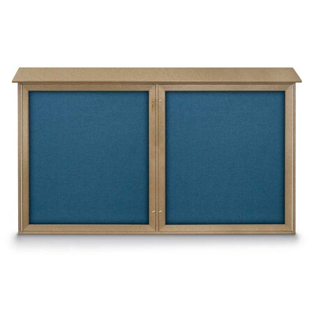 United Visual Products Open Faced Traditional Rounded Corkboard UV646ARC-WHITE-CINNABA